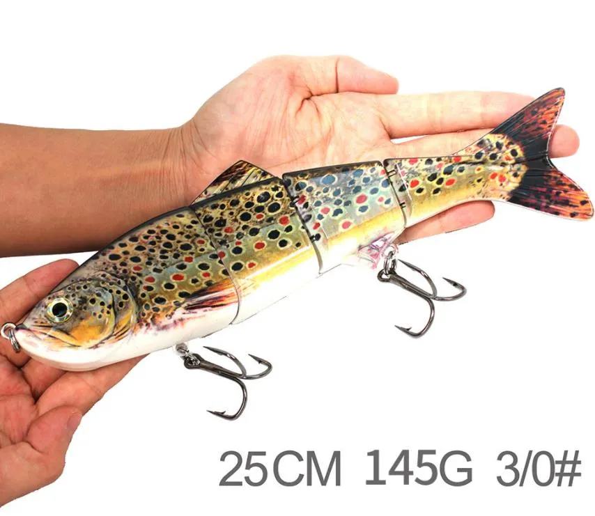 Lures Sports & Outdoors Drop Delivery 2021 Fishing Baits D4C Big Size 250Mm 145G Hard Plastic Multi Jointed Swim Crankbaitfishinglure