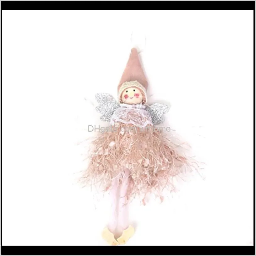 Christmas Tree Ornaments Christmas Decoration Pendant Creative Cute Angel Lace Pendant Ornaments Window1