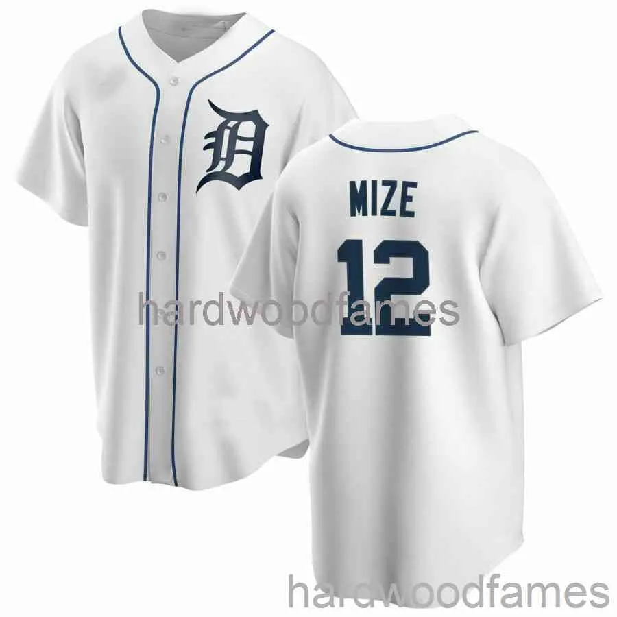 Maglia personalizzata Casey Mize # 12 cucita uomo donna gioventù bambino maglia da baseball XS-6XL