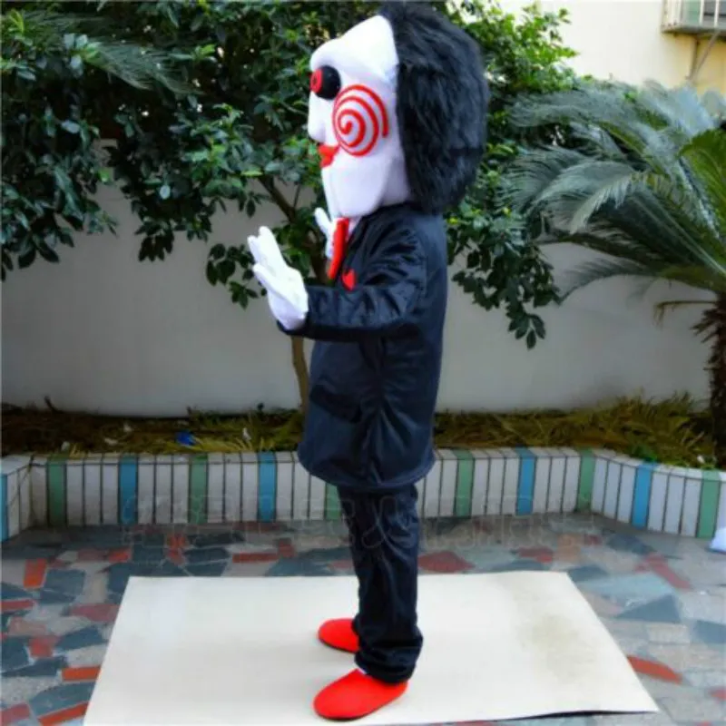 Costumi mascotte Spaventosi oggetti di scena di Halloween Sega Costume mascotte Smorfia Vestito da mostro Festa per adulti Abito Fursuit Abiti Carnevale Natale Pasqua Annuncio