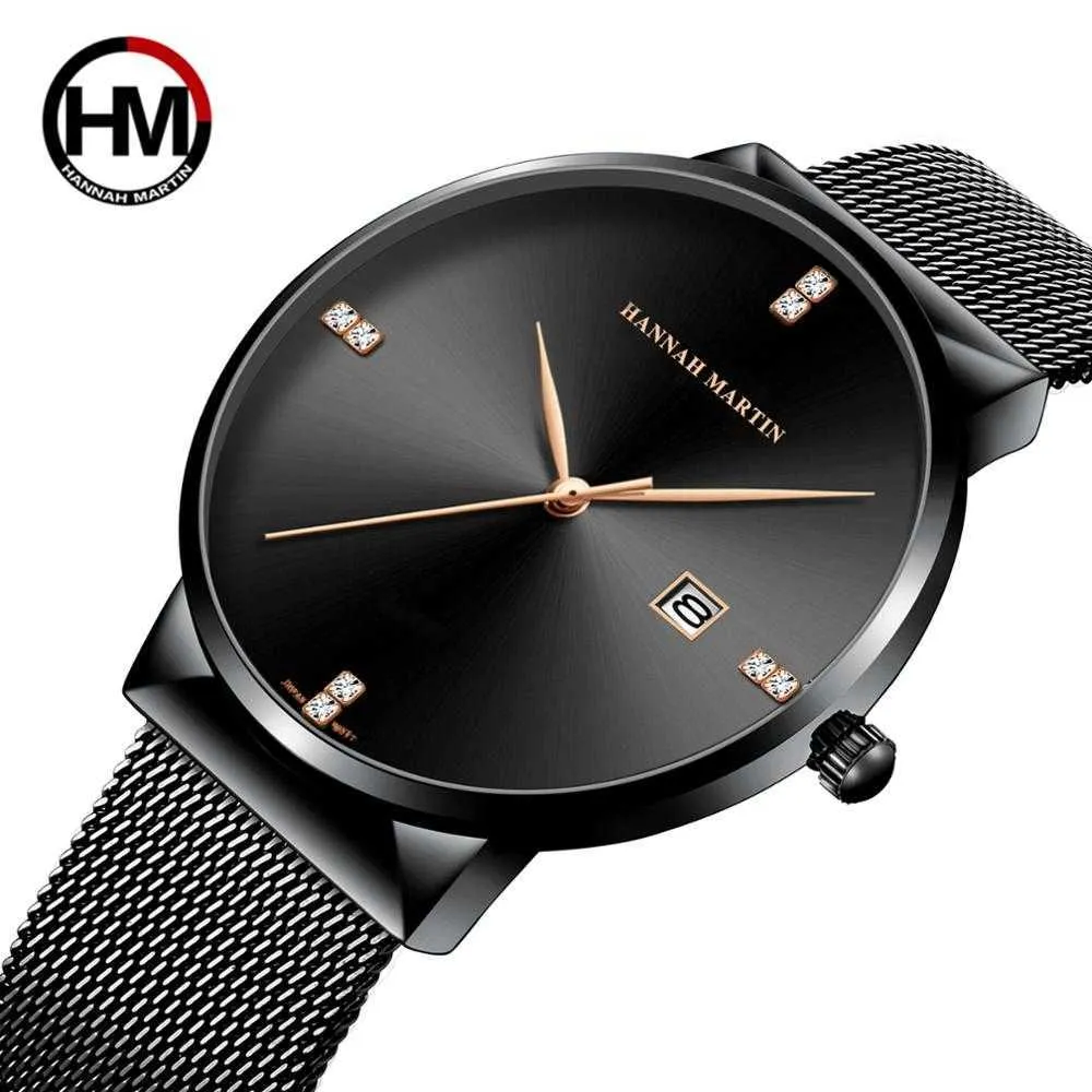 Dropship Men Watches Fashion Quartz Watch Casual Steel Mesh Steel Waterproof Top Brand Luxury Sport Watch Relogio Masculino 210527