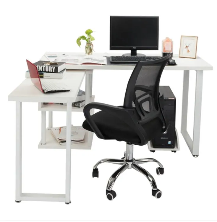 Furniture Office chair Mesh rotary Middle back working Ergonomically height adjustable computer with folding desk stool