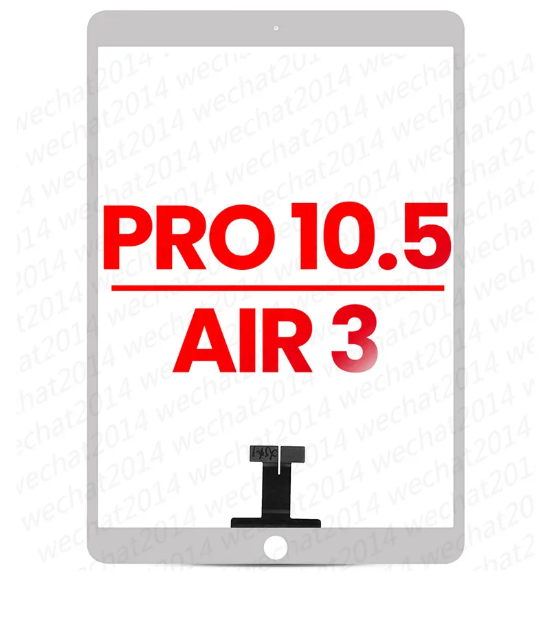 300 stks Touchscreen Glass Panel Digitizer voor iPad Pro 10.5 AIR 3 A1701 A1709 A1852 A2152 A2154 A2123