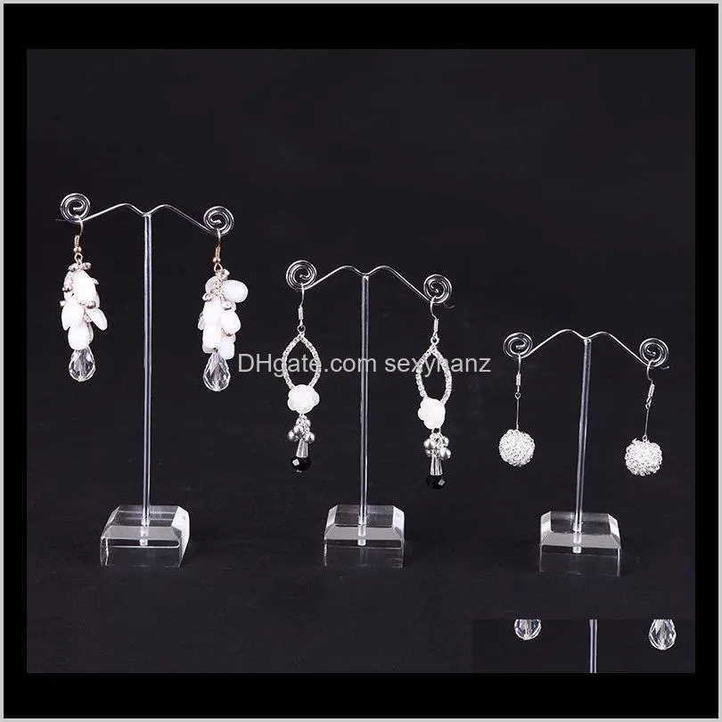 new clear acrylic tree jewelry display stand earring display stand earring holder rack showcase necklace holder