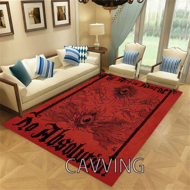 Carpets Thy Art Is Murder 3D Printed Flannel Rugs Anti-slip Large Rug Carpet Home Decoration For Living Room Bedroom