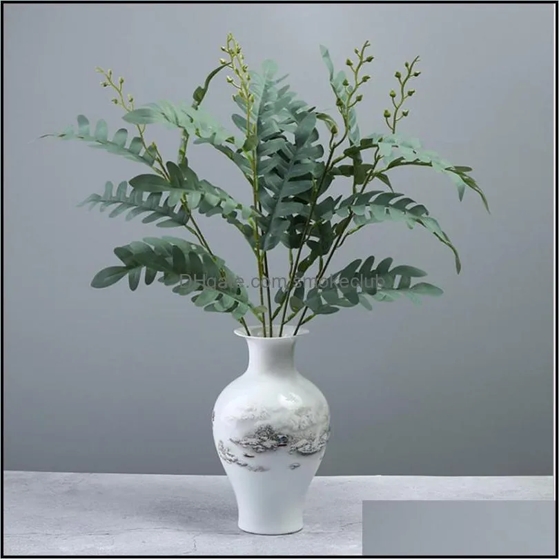 Decorative Flowers & Wreaths High Quality Color Sophora Japonica Gardening Wedding Flower Arrangement Home Restaurant Pot Set Decoration