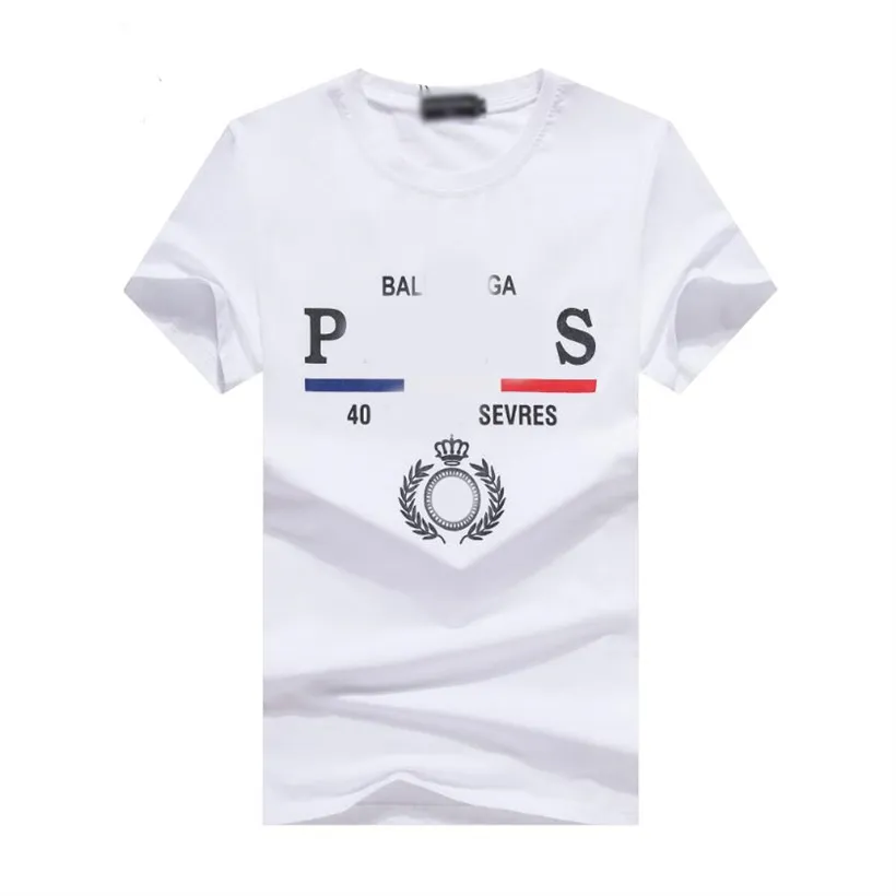 22SS Projektant List Drukowane Koszulki TEE Moda High Street Krótkie Rękawy Letnie Koszulka Casual T-shirt Oddychające Mężczyźni Kobiety Załogi Neck Tees ## 078