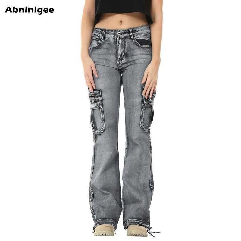 パンツ 00s gimmick multi pocket flare pants y2k 2000's flare cargo pants gimmick y2k - メルカリ