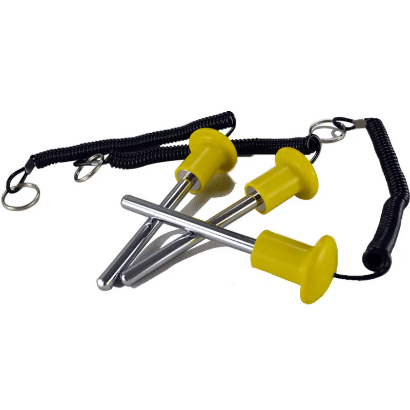 Accessoire d'équipement de fitness Boulon magnétique Piles de poids Sélecteur Compteur de clé avec blocs de bande de résistance Verrou de pouce Goupille de traction Serrure d'entraînement de machine de force de gymnastique