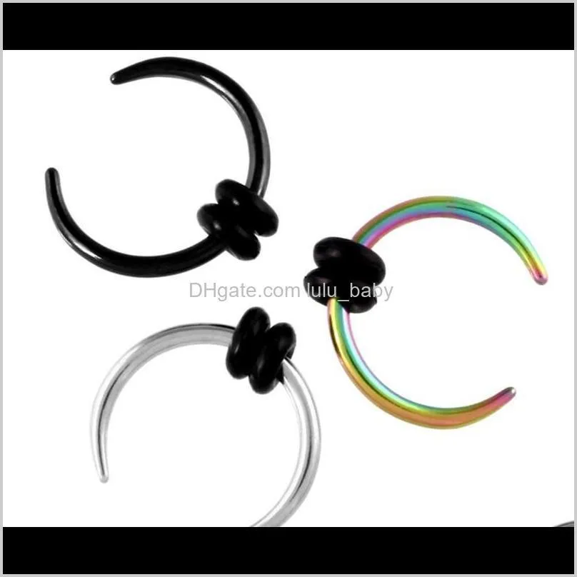 new wholesale nose ring nose stud hoop septum clicker ring piercing nose clip rings body piercing jewelry