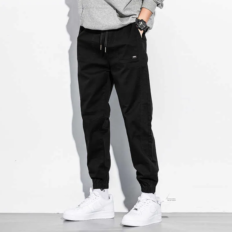 Jeans da uomo alla moda in stile giapponese Pantaloni cargo casual larghi Hombre Pantaloni da jogging hip-hop firmati streetwear di alta qualità