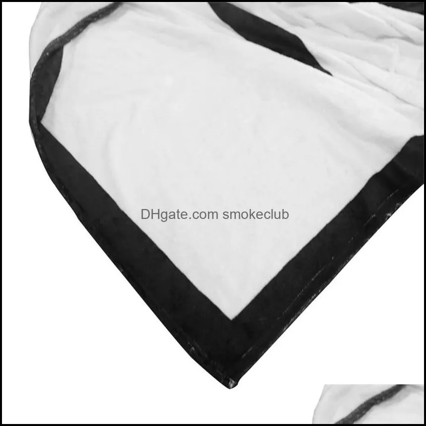 Wholesale! Sublimation White Blank Blanket 9 & 15 & 20 Panels Soogan Carpet Square Blankets Theramal Transfer Printing Quilt RRD7271