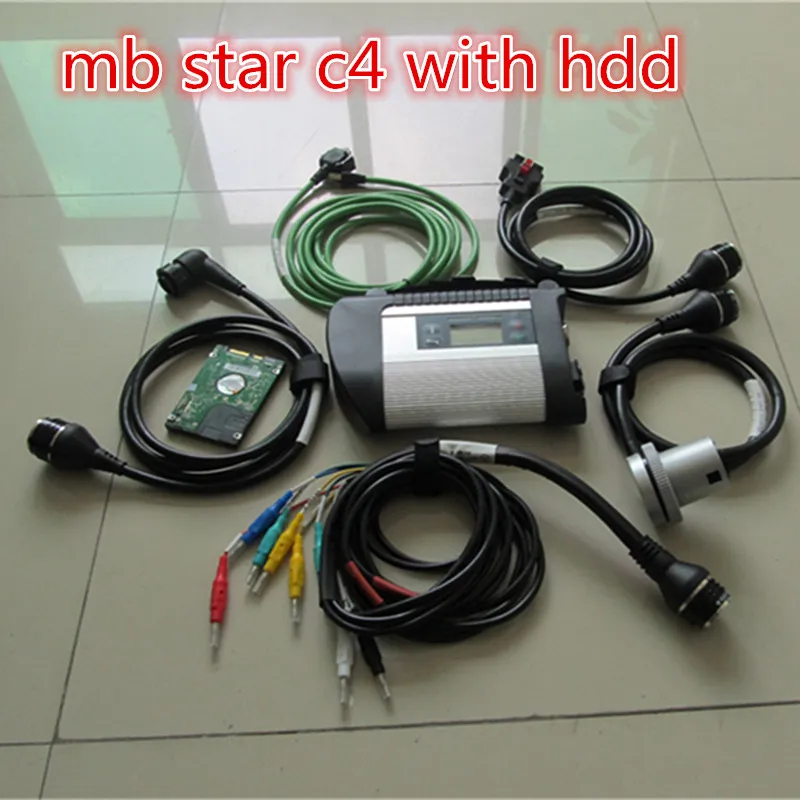 أعلى جودة MB Star C4 أداة تشخيص OBD2 الترحيل الأصلي PCB مع V09/2023 Xentry HDD