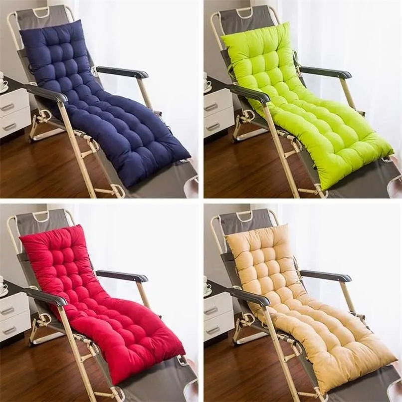 Chaises d'inclinaison de coussin long de coussin pliable Rocking Garden Tapis de sol Multicolore en option 211203