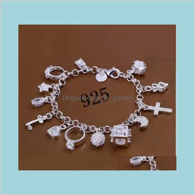 wholesale - retail lowest price christmas gift, shipping, new 925 silver fashion bracelet ps1354