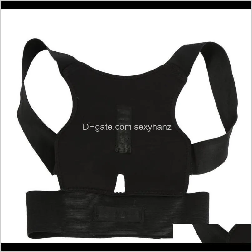 adjustable posture corrector spine back brace support belt shoulder brace lumbar correction bandage men women shaper tanks camis kkhk#