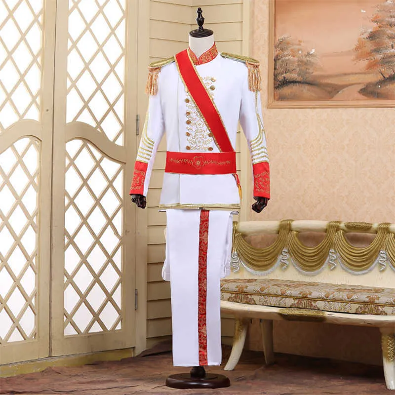 Trajes De Uniforme Militar Para Hombre, Traje De Príncipe De