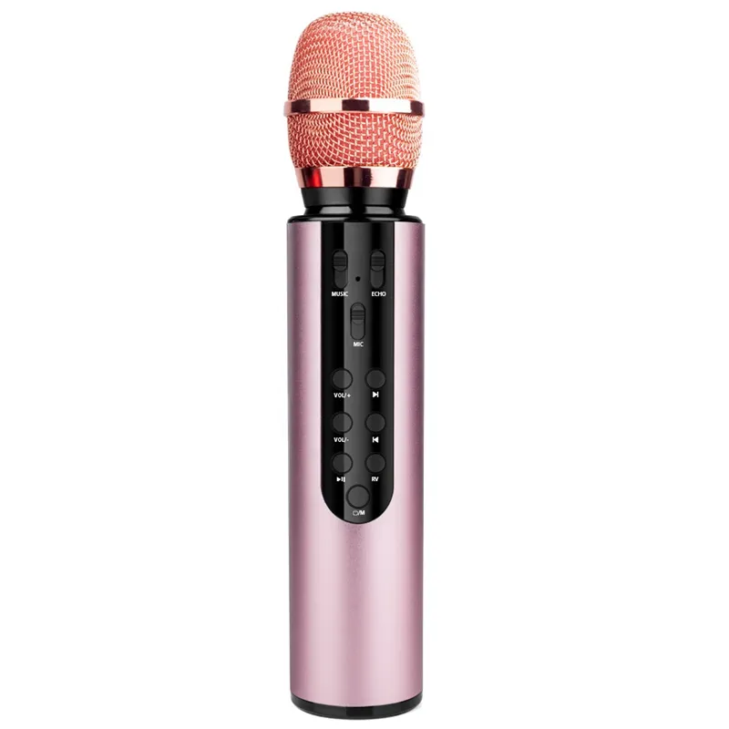 High Quality M6 Handheld Speaker Karaoke Microphone Wireless Mic