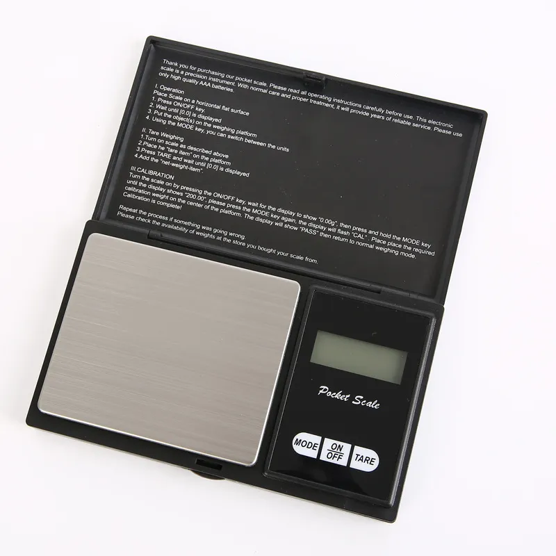 DHL Gratis Rökning 3D Digital Scale Measure Kit Professional Mini Pocket Scales