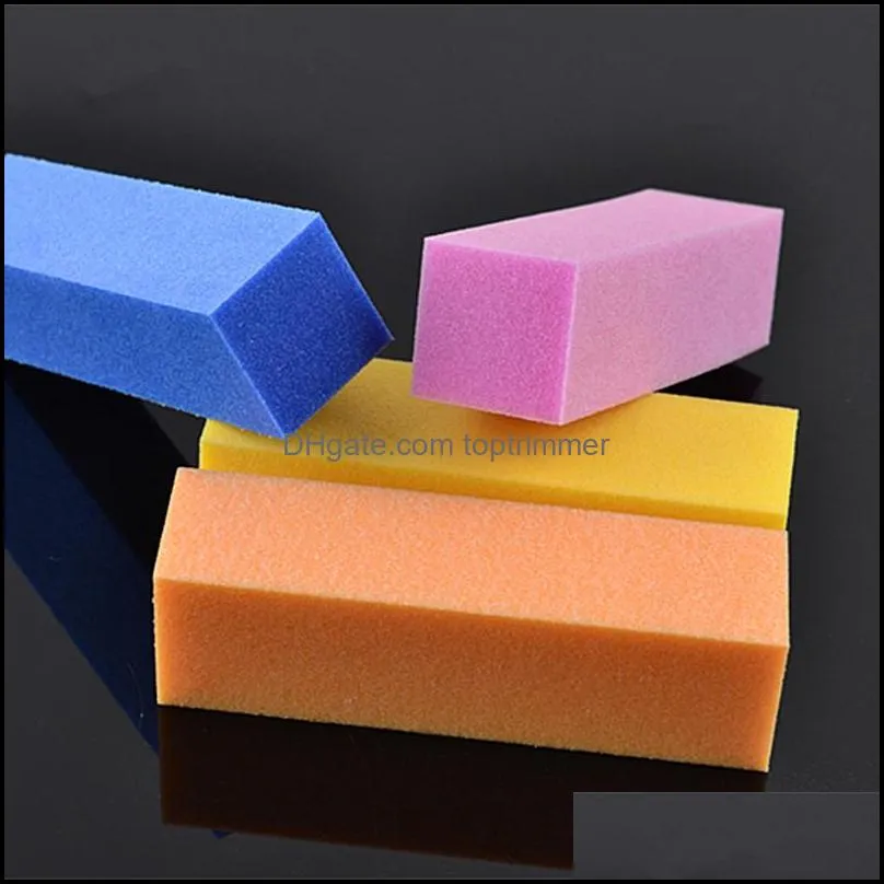Manicure Sponge Nail File Polish Buffing Block For Fingernail DIY and Salon Use Enviromental Friendly