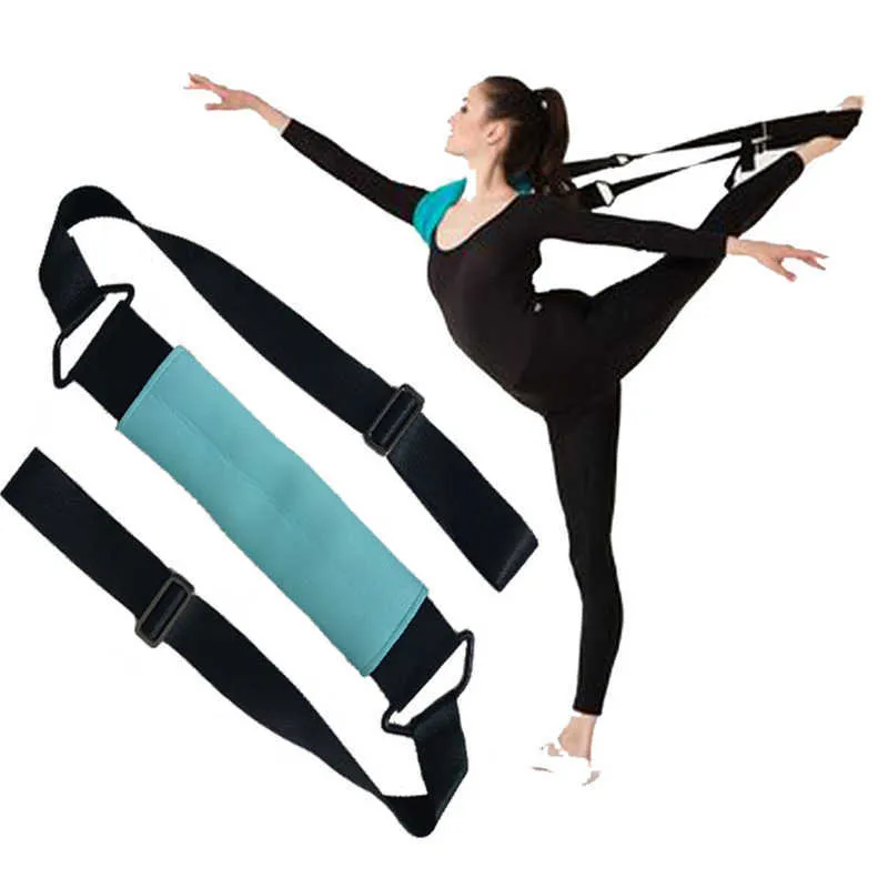 Heißer Verkauf Ballett Band Weiche Öffnung Gürtel Elastische Pull Up Strap Fitness Pilates Tanz Ausbildung Yoga Stretching Widerstand Band H1026