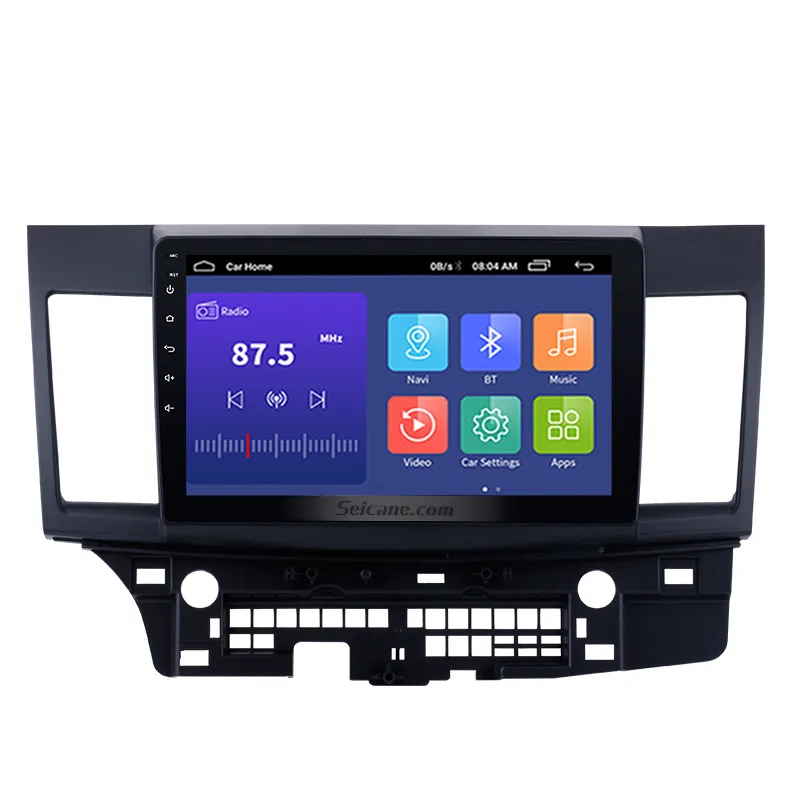 Mitsubishi Lancer-EX için Araba DVD Oynatıcı 2008-2015 Android 10.1 inç GPS Ses Multimedya Stereo