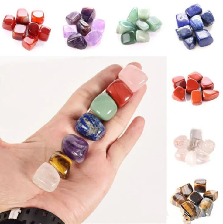 Natural Crystal Arts Chakra Stone 7pcs Set Stones Palm Reiki Healing Crystals Gemstones Home Decoration Accessories