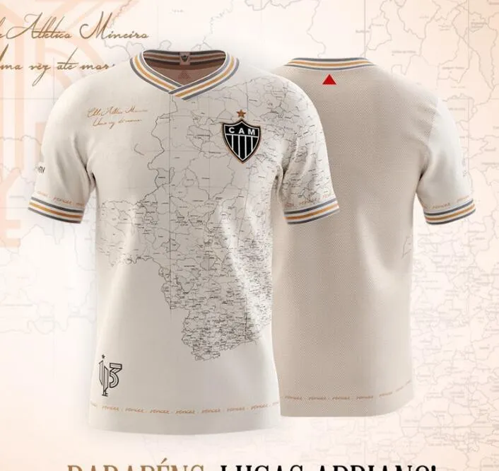 Atletico Mineiro 2024 Home Soccer Jersey Men s Short Sleeve Breathable Polyester Football Shirt Black