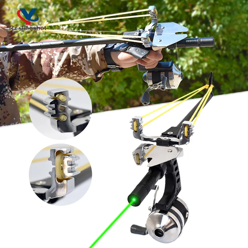 Fishing Straight Rod Slings Hunting High Power Precision Telescopic Laser Fish  Reel Catapult Outdoor Entertainment Shooting2872826 From 23,49 €