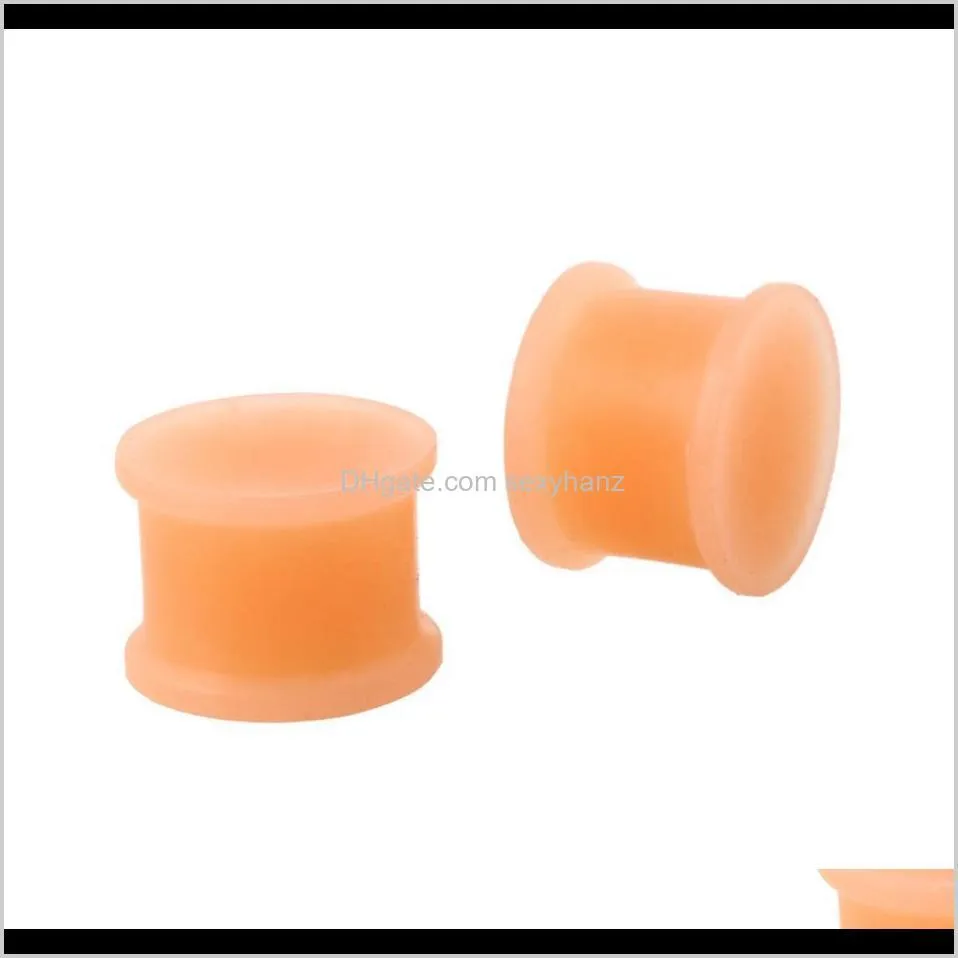 3-30mm 2pcs sile ear plugs tunnels earring piercing flared flesh-color ear expander stretcher gauges for body piercing jewel q sqcuqb