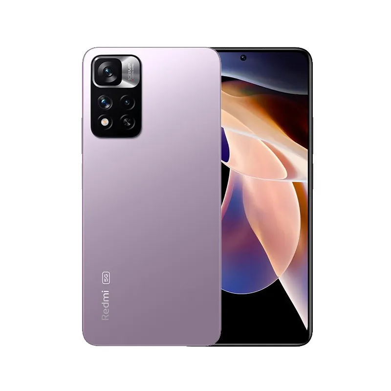 Original Xiaomi Redmi Note 11 Pro 5G Celular 6GB RAM 128GB ROM Octa Core MTK Dimensity 920 Android 6.67" Tela cheia 108MP AI NFC IP53 Impressão digital ID Celular inteligente