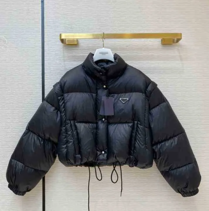 Giacche invernali Giacca firmata da donna Piumini Parka con lettere Budge Paillettes Cappotti moda Vita regolabile Streetwear Lucido di alta qualità