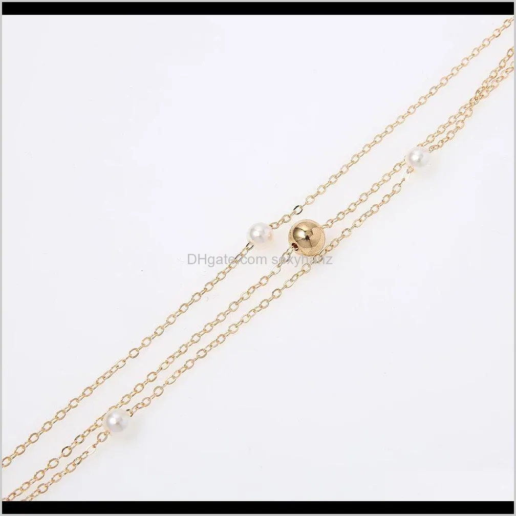 new style fashion necklace high quality shipping chains pendant necklace with pearl accessories for women ladies