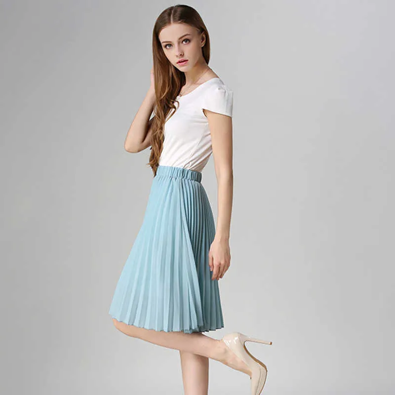 Mid length pleated deals skirts red
