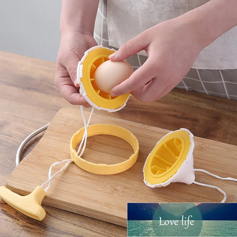 Portable Throw Oeuf Scrambler Golden Egg Yolk Shaker Brouker Rucmble Oeufs fouetter à l'intérieur de la cuisine outil de cuisson