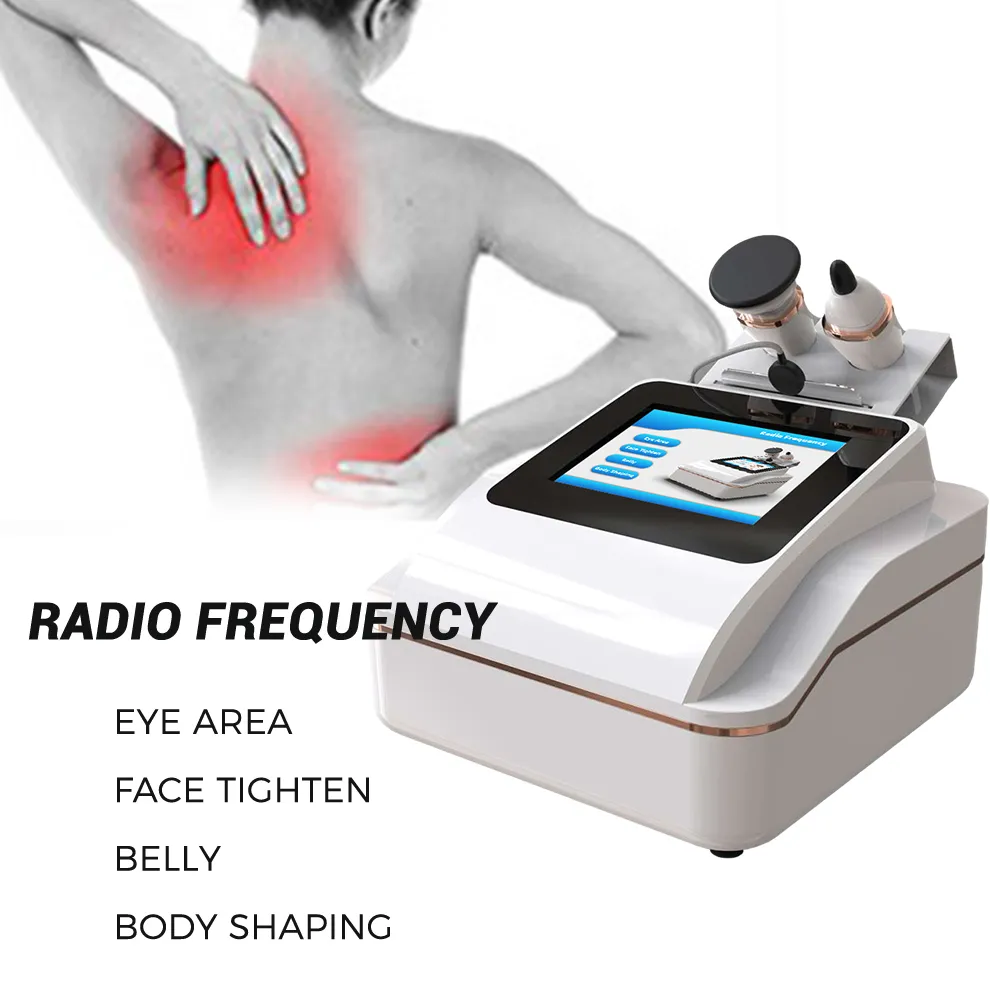 Taşınabilir CET RET RF Radyo Frekans Makinesi Lenfatik Drenaj Yağ Yakma Vücut Zayıflama ve Şekillendirme Ekipmanları