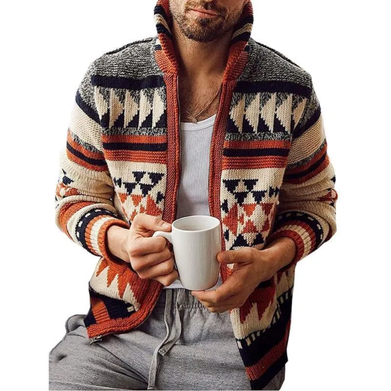 Mens discount thick cardigan