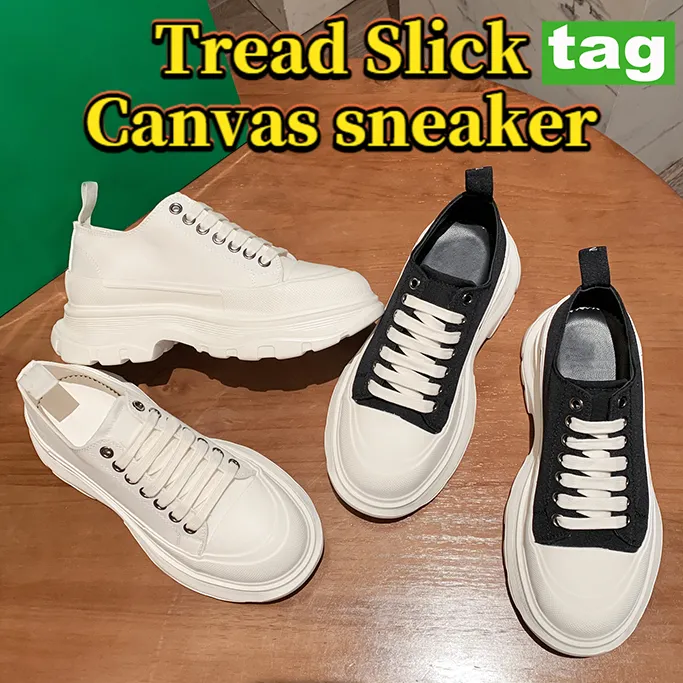 Più recente Tread Slick tela Scarpe casual alto triplo nero pelle pallido rosa reale rosso bianco piattaforma sneaker Moda Ragazze festa scarpa 35-40