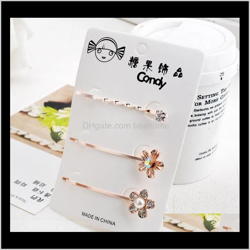 factory directly sale new product listing women girls pearl hairpin wholesale custom korean style chinese hairpin