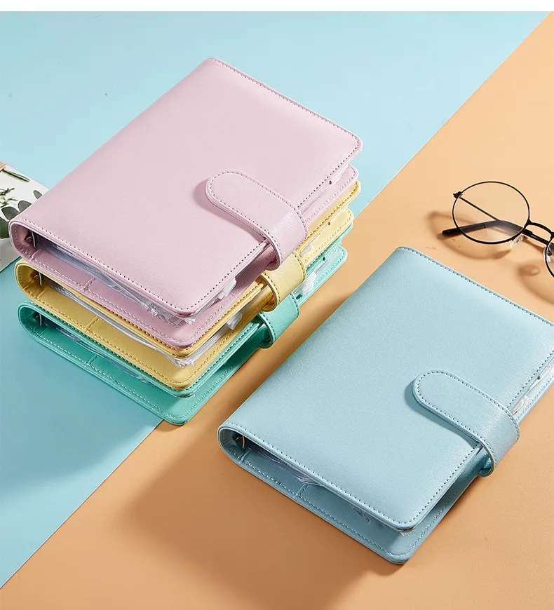 Wholesale A6 Empty Notebook Notepads Binder Loose Leaf Notebooks