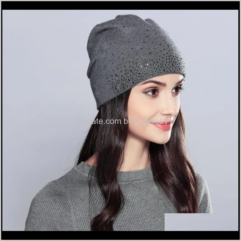 fashion lady knitted woolen hat femal cap female hood knitting warm hats knitting hats for women fashion wool hat women