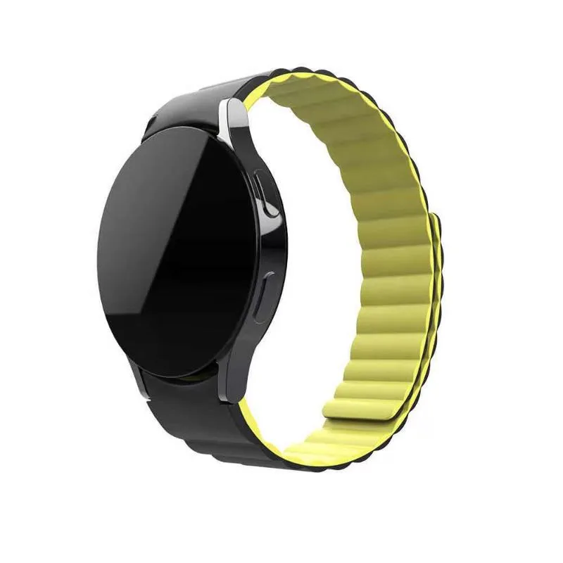 Watch Bands Silicone Magnetic Strap för Galaxy 4 Classic 42mm 46mm 20mm Quick Release Band 40mm 44mm