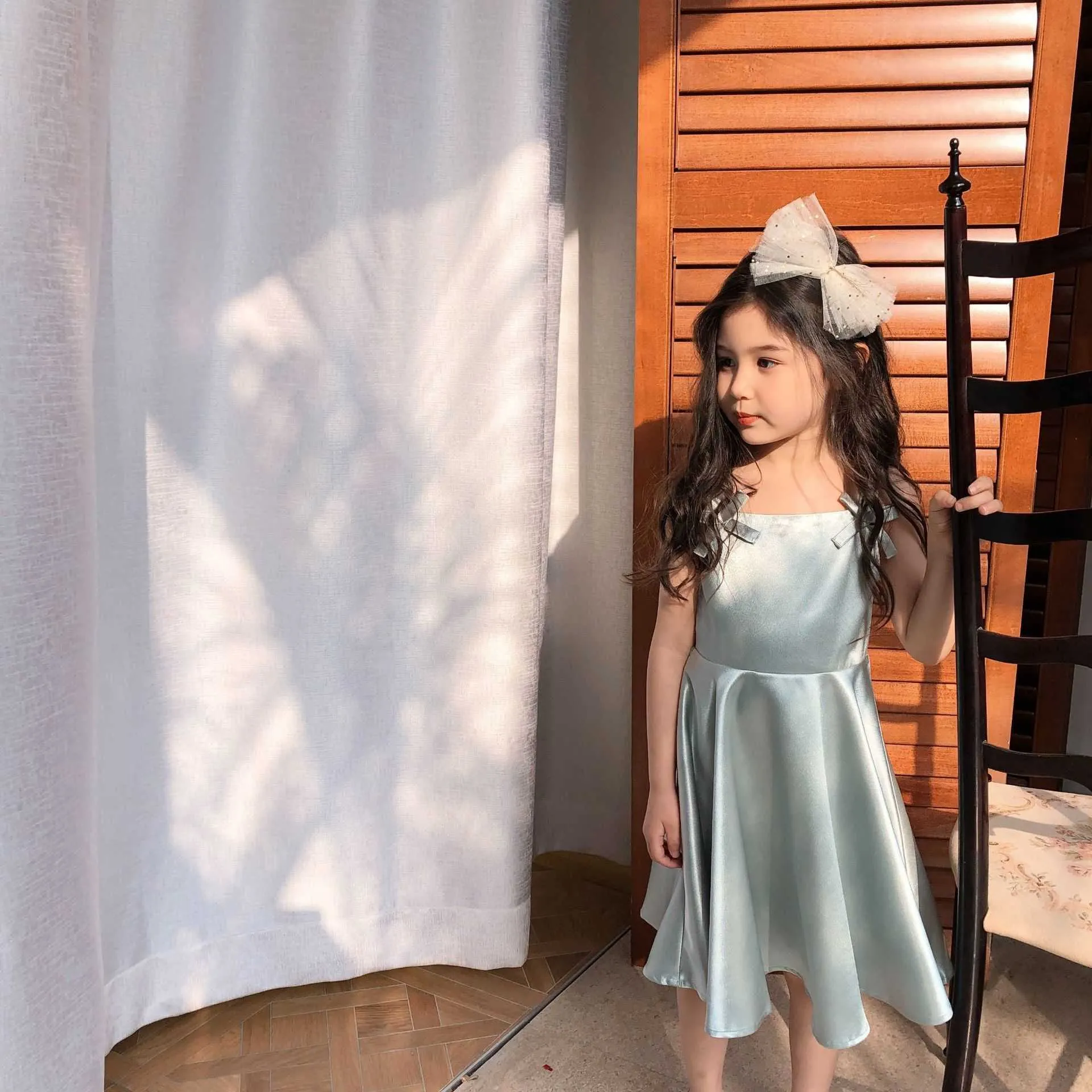 Vestidos de sales seda para niñas