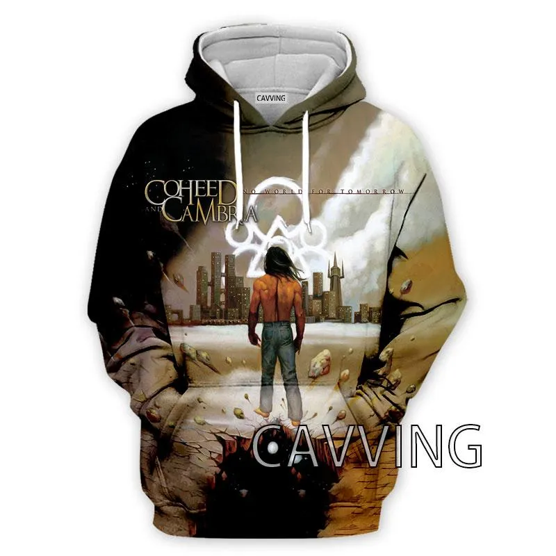 Mannen Hoodies Sweatshirts Mode Vrouwen/mannen 3D Print Coheed En Cambria Rock Hooded Harajuku Hoodie H01