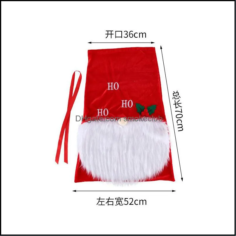 Chuangda New Large Gift Bag Christmas Dwarf Faceless Doll Disguised As Santa Props 466