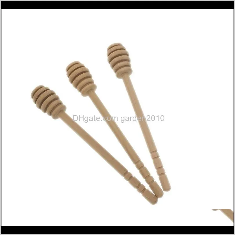 16cm long handle wood honey stick spoon mixing stick dipper for honey jar supplies kitchen tools