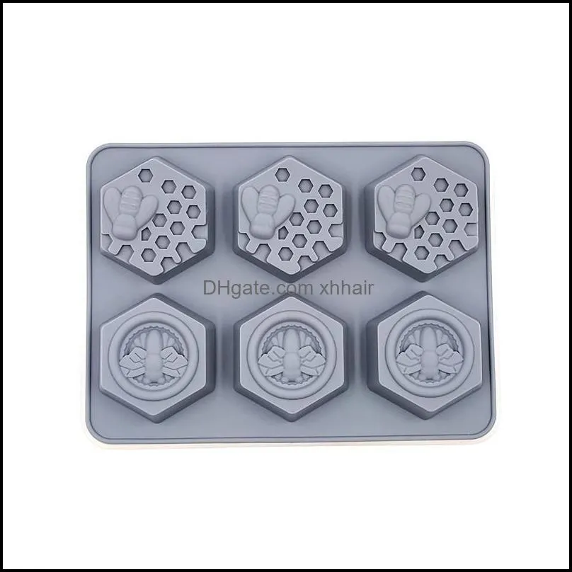 Honeycomb Silicone Soap Molds,Bee Cake Molds, Dessert Pan Candy Baking Handmade Chocolate Molds, Biscuit Muffine Baking Molds,Ice Cube