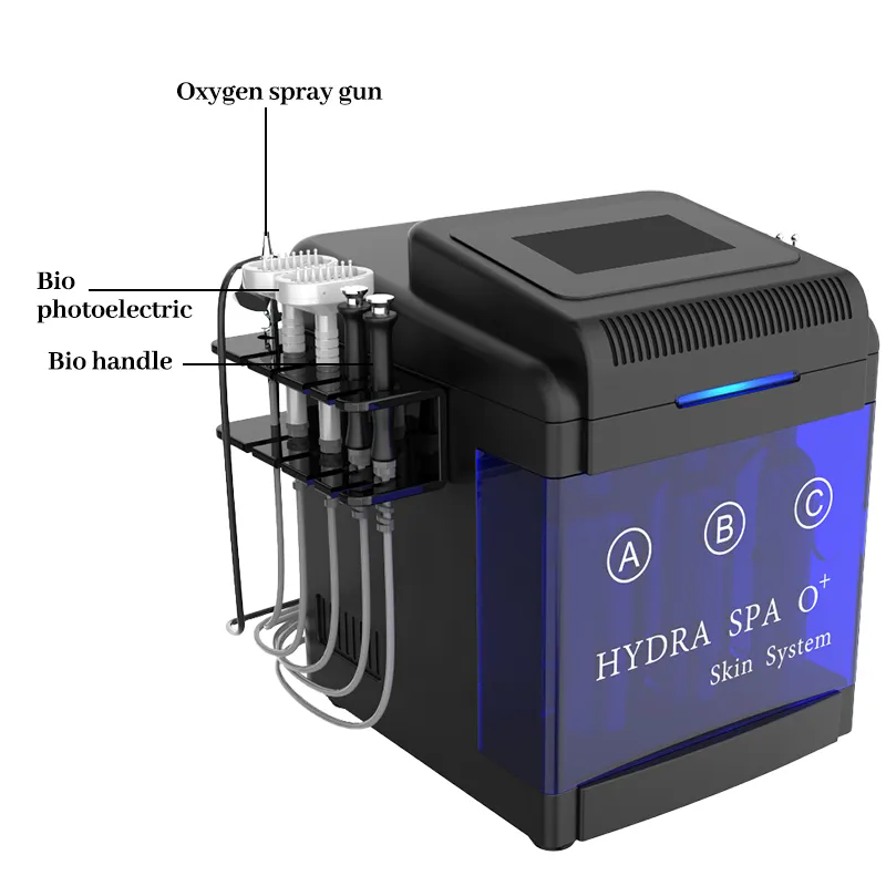 10 I 1 OEM Bio Radio Frequency Acne Borttagning Ansikt Lyft Hydra Water Dermabrasion Skin Deep Cleansing Beauty Machine