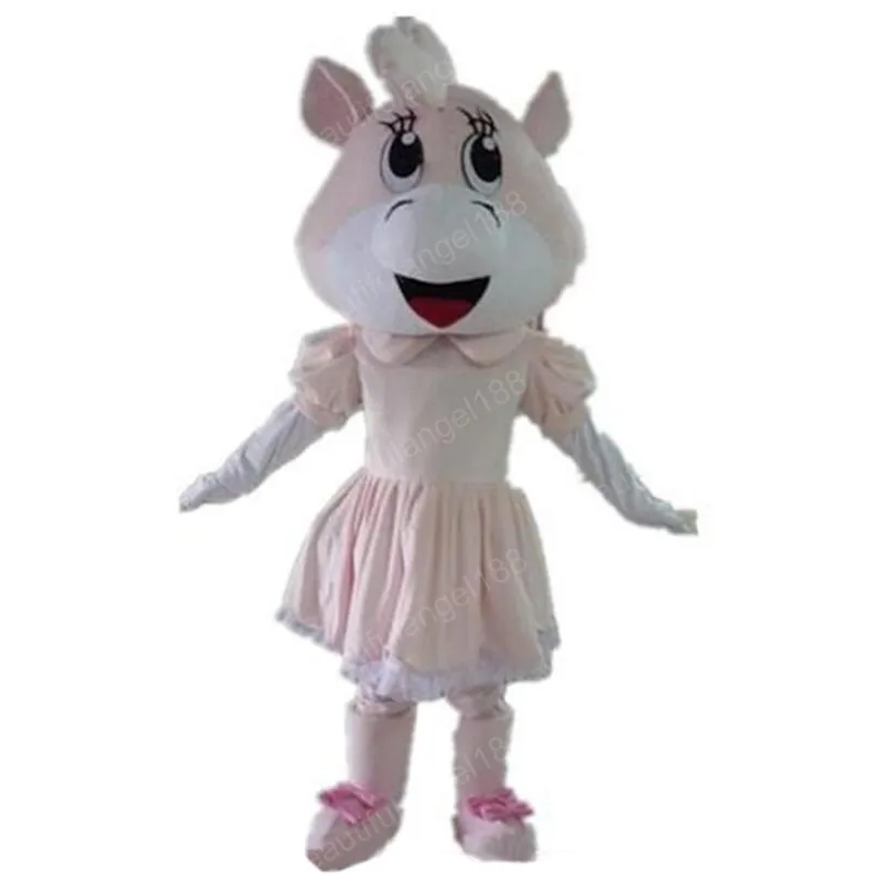 Halloween Pink Cows Mascot Costume High Quality customize Cartoon Plush Animal Anime theme character Adult Size Christmas Carnival fancy dress