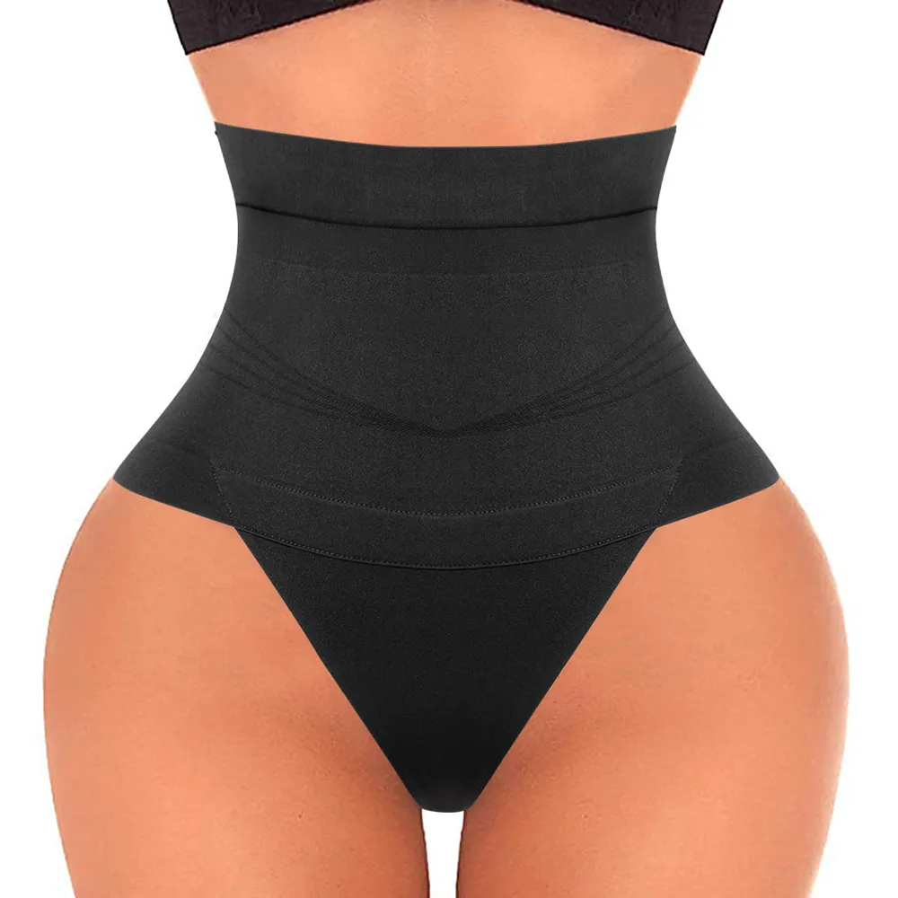 thumbnail image 2 of Women's High Waisted Tummy Control Shapewear - Firm Compression Body Shaper Panties 2 of 9